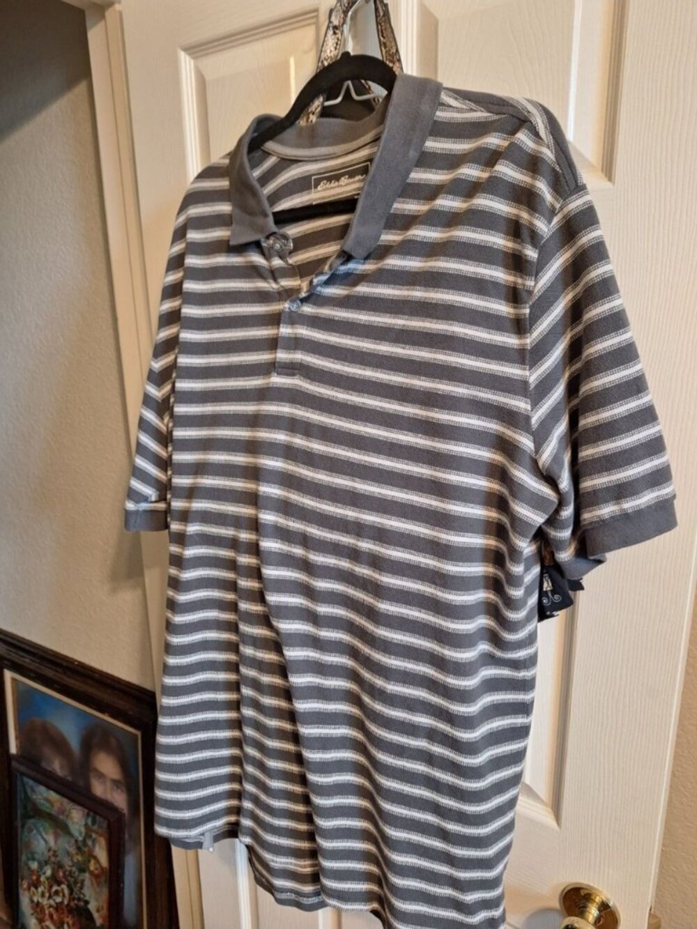 Eddie Bauer Men’s Pullover Button Down Collared Shirt Size T2XL Casual Top